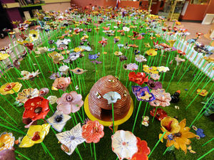 Supporting image for story: See how this ceramic garden is brightening up one corner of the Black Country