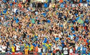 Shrewsbury Town supporters were in sensational form at Wembley