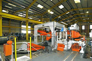 The STAM blanking line, previously used for the Large Hadron Collider project