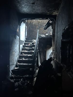 Fresh pictures show the extent of the damage after the fire at Perches House, Shrewsbury, which killed Rose Roberts