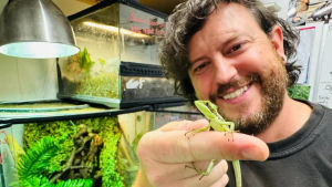 A lizard has had a virgin birth at Telford Exotic Zoo