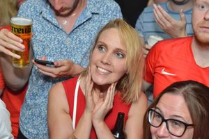 England fans at Bar Sport in Cannock