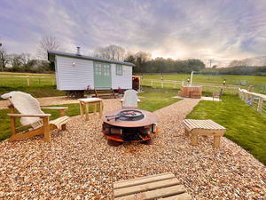 Supporting image for story: I experienced a break in a Shropshire shepherd’s hut, and wasn’t prepared for this