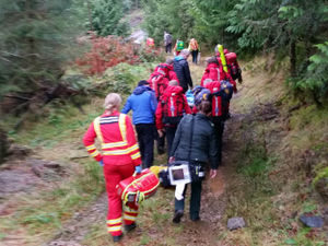 Supporting image for story: Injured rider rescued from mountain bike park