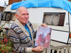 Supporting image for story: Disabled Willenhall artist devastated by theft of self-portrait
