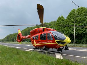 Supporting image for story: Biker killed in crash with road sign on A442