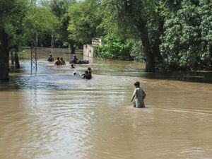 Supporting image for story: Pakistan’s southern Sindh province evacuates 100,000 people over flooding threat