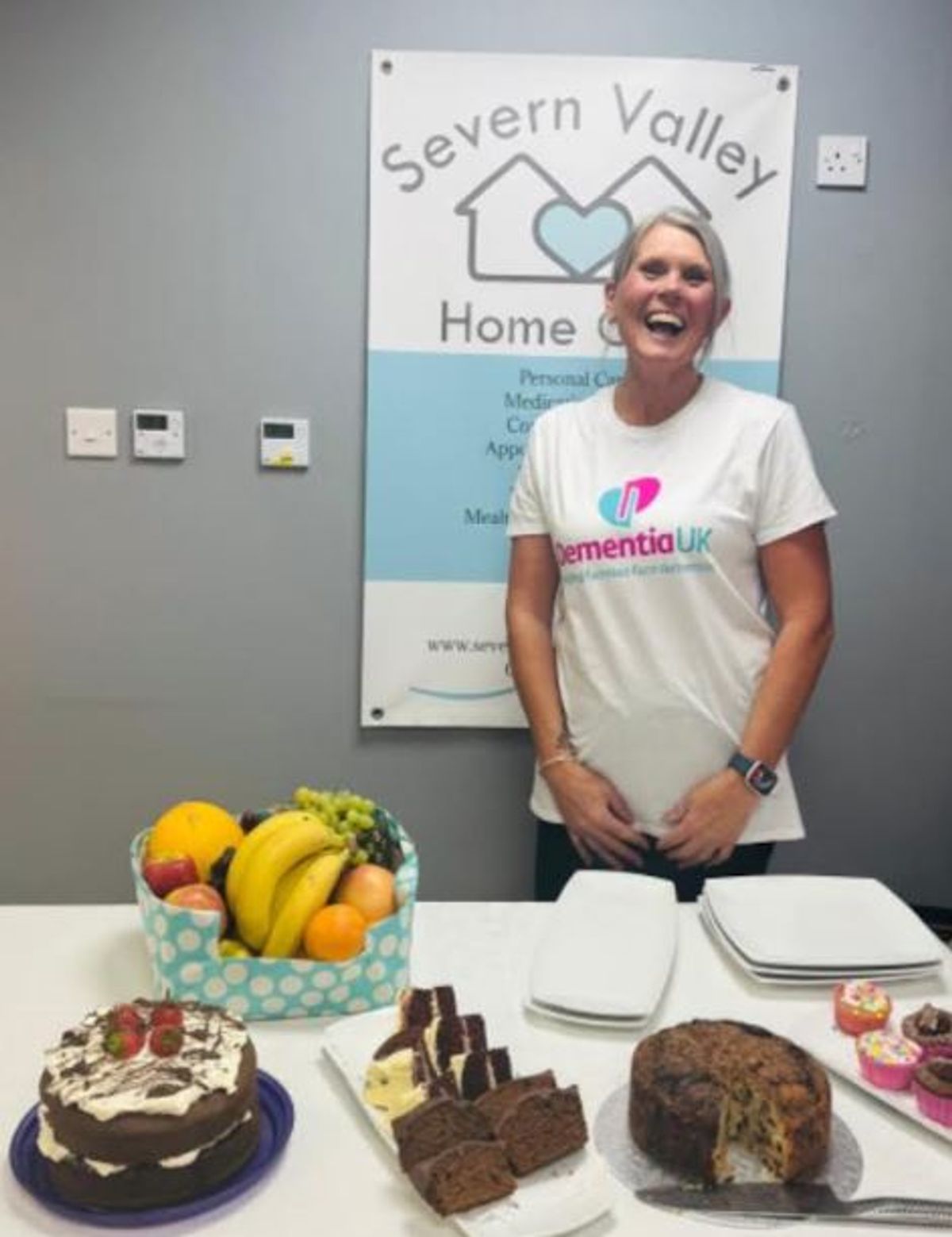 Care home swaps cakes for cash in fundraiser for Dementia UK