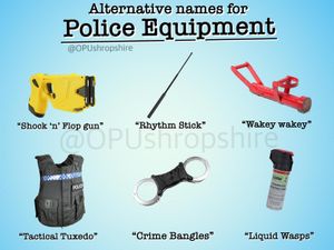 Supporting image for story: Shropshire police apologise for Twitter 'joke' about Taser and baton