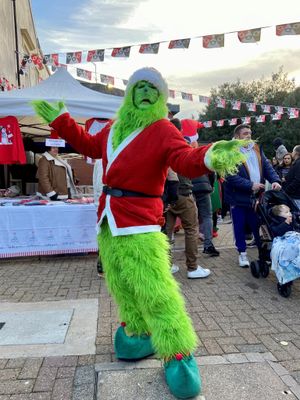The lights were switched on in Halesowen on Saturday. Photo: Dudley Council