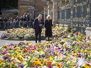 King Charles and the Queen Consort at Northern Ireland’s Hillsborough Castle