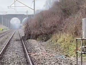 Supporting image for story: Landslide on the tracks causes rail disruption in the region