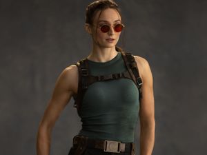 Supporting image for story: First image revealed of actress Sophie Turner as Tomb Raider’s Lara Croft
