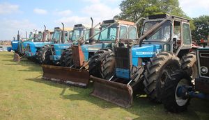 Some of the Countys on display. Image by E A Bates