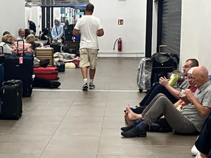 Supporting image for story: 'TUI treatment was abysmal after storm grounded Corfu flight' claims former Dudley mayor - caught in airport chaos