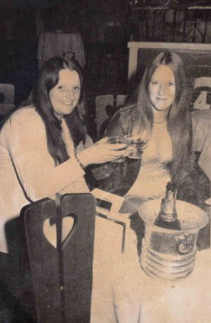 An old photo of the pair