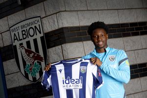 Jamaldeen Jimoh-Aloba, who Villa signed for £1million from the Baggies three years ago, returned on loan. (Photo by Adam Fradgley/West Bromwich Albion FC via Getty Images)