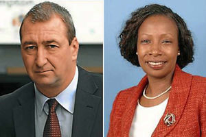 A difference of opinion - Councillor Sandra Samuels and Councillor Steve Evans