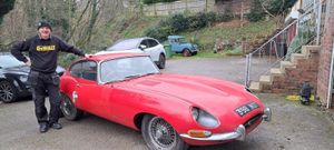 Nick with car on day of collection.