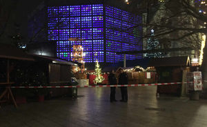 The scene on the Kurf?rstendamm, Berlin (Claire Hayhurst/PA Wire)