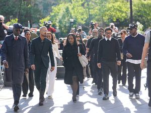Family and supporters of Sean 'Diddy' Combs arrive at court