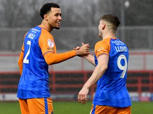 Supporting image for story: 16 pictures from Shrewsbury Town's away win at Accrington Stanley as they make it four in a row