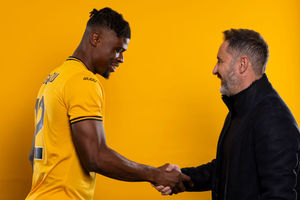 Emmanuel Agbadou and Vitor Pereira (Photo by Jack Thomas - WWFC/Wolves via Getty Images)