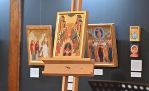 An exhibition of Icob art curated by Shropshire artist Aiden Hart is on display in Shrewsbury