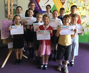 Some of the award winners from across the trust’s eight schools. Picture: SAET