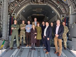 Daniel Kawczynski on the trip to RAF Mount Pleasant