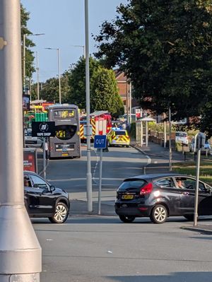 Emergency services on the scene in Sedgley