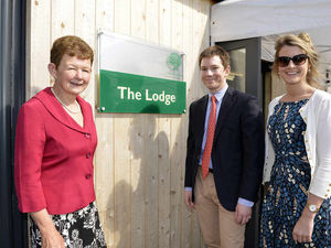 Supporting image for story: Viscount Newport opens new classroom facility at Chetwynd Deer Park