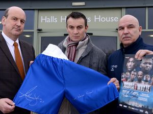Supporting image for story:  Anthony Joshua delighted as auction raises £820 for young Telford boxer Dylan's funeral