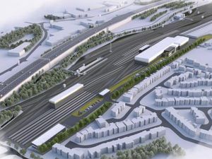 Supporting image for story: 'Not in our back gardens': Anger over electric train depot plans in Wednesbury