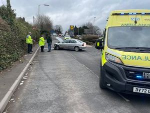 A silver car with its bonnet up. Picture: James Lewis