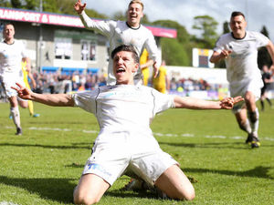 Supporting image for story: Sean Clancy on the goal trail for AFC Telford