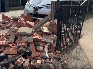 Supporting image for story: 'Unbelievable' CCTV footage shows out-of-control driver smashing into homes before fleeing on foot