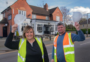 Karen and Michael Cooper are both ready to give the Queens Head a brand new look