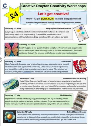 creative drayton workshops