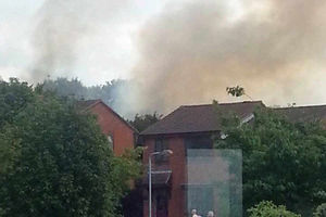 Reader Gemma Carr took this picture of the blaze near Sycamore Green