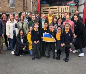 St Nicholas Catholic Primary School took part in the Ukraine Donation Drive