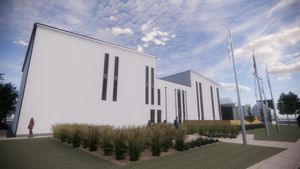 An artist's impression of the new theatres