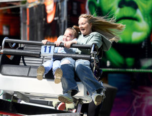 Willenhall Carnival fun fair ride.