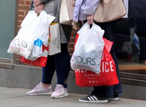 Shoppers in Shrewsbury