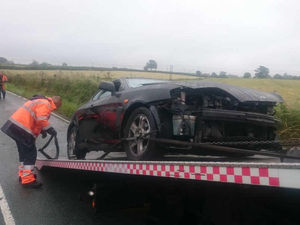 Supporting image for story: Two men injured in Telford crash