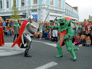 Supporting image for story: Big crowds hit the streets to mark St George's Day