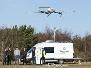 Supporting image for story: First drone trials transporting medicine and supplies in Angus to begin