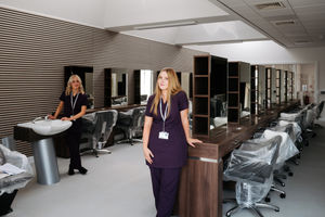 North Shropshire College in Oswestry has new facilities, including, new science rooms, Electrical/Plumbing rooms, salon and beauty room..