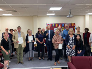 Pictures from the thank you event for vaccination teams in Bridgnorth