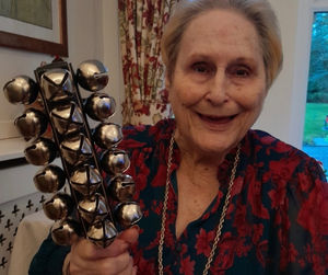 Resident Sally joins in